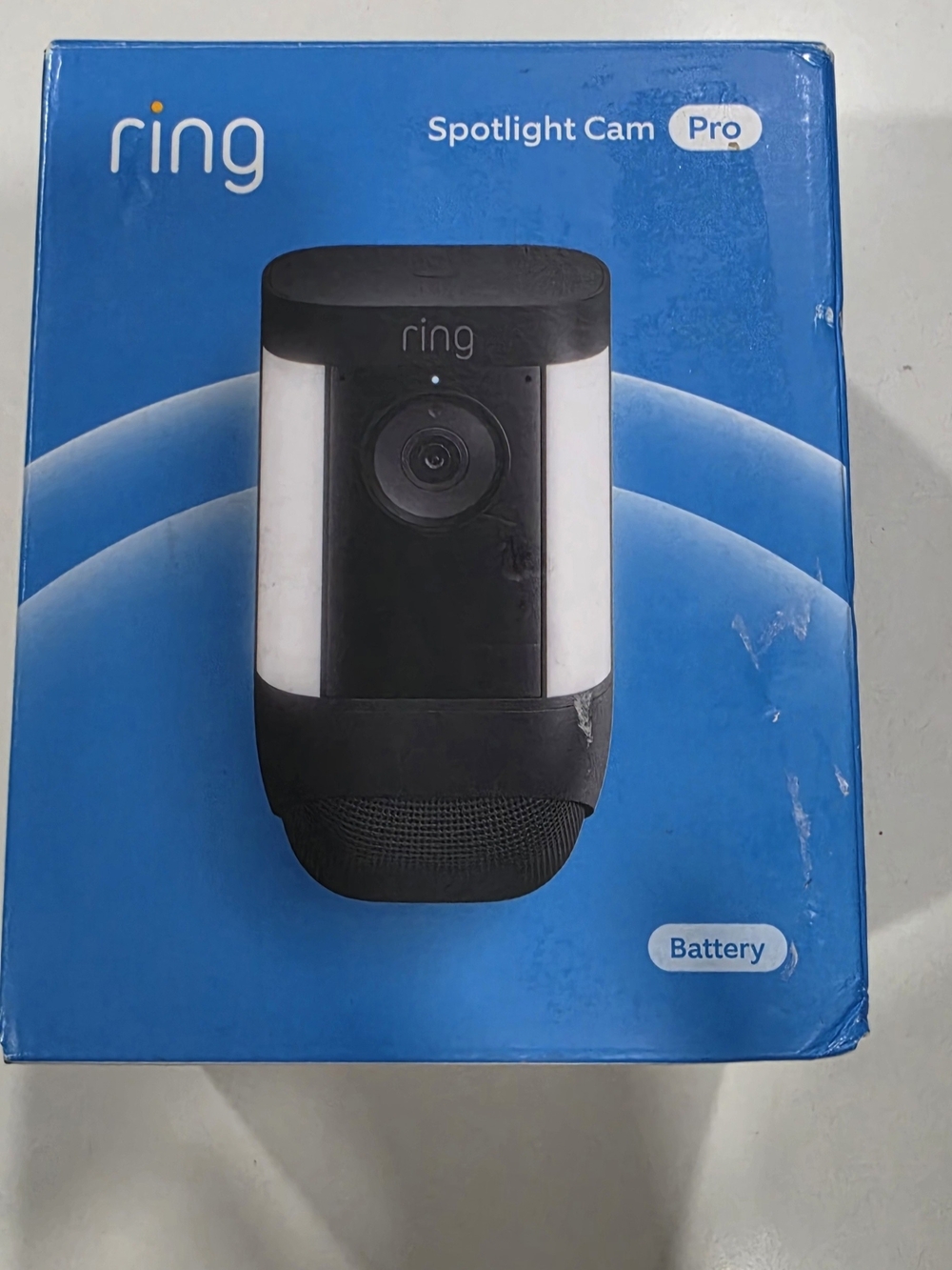 Ring Spotlight Cam Pro in Black and White